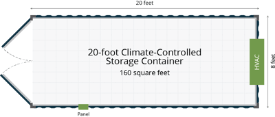 Climate Controlled Storage Container