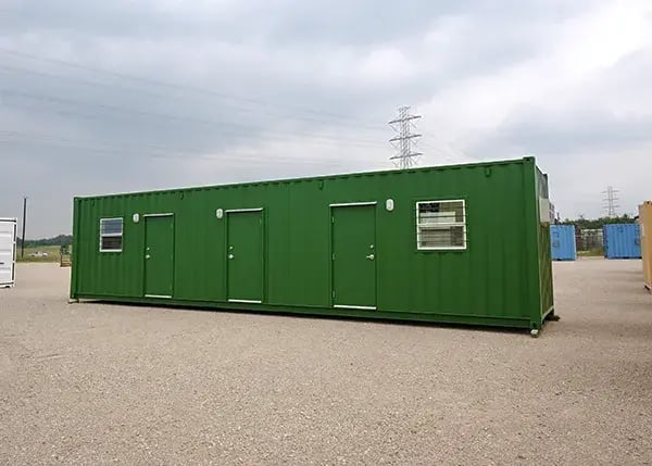 Shipping Container Multi-Strucuture Aerial View-2b