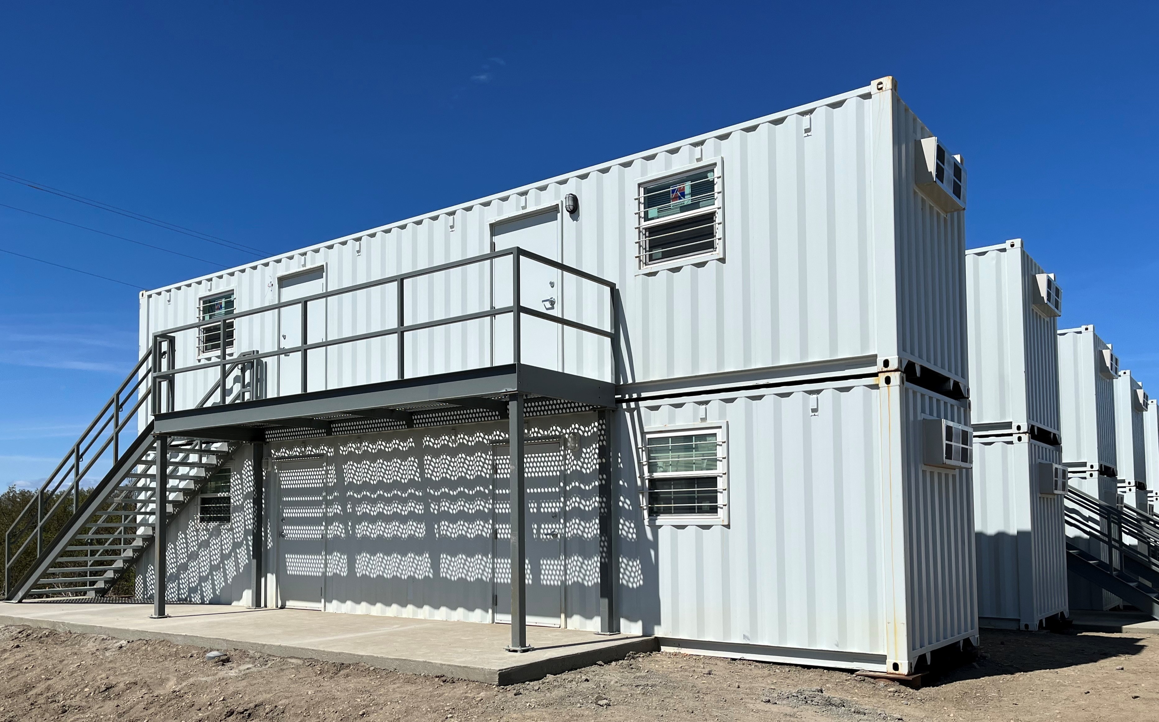 OBI Seafoods container workforce living