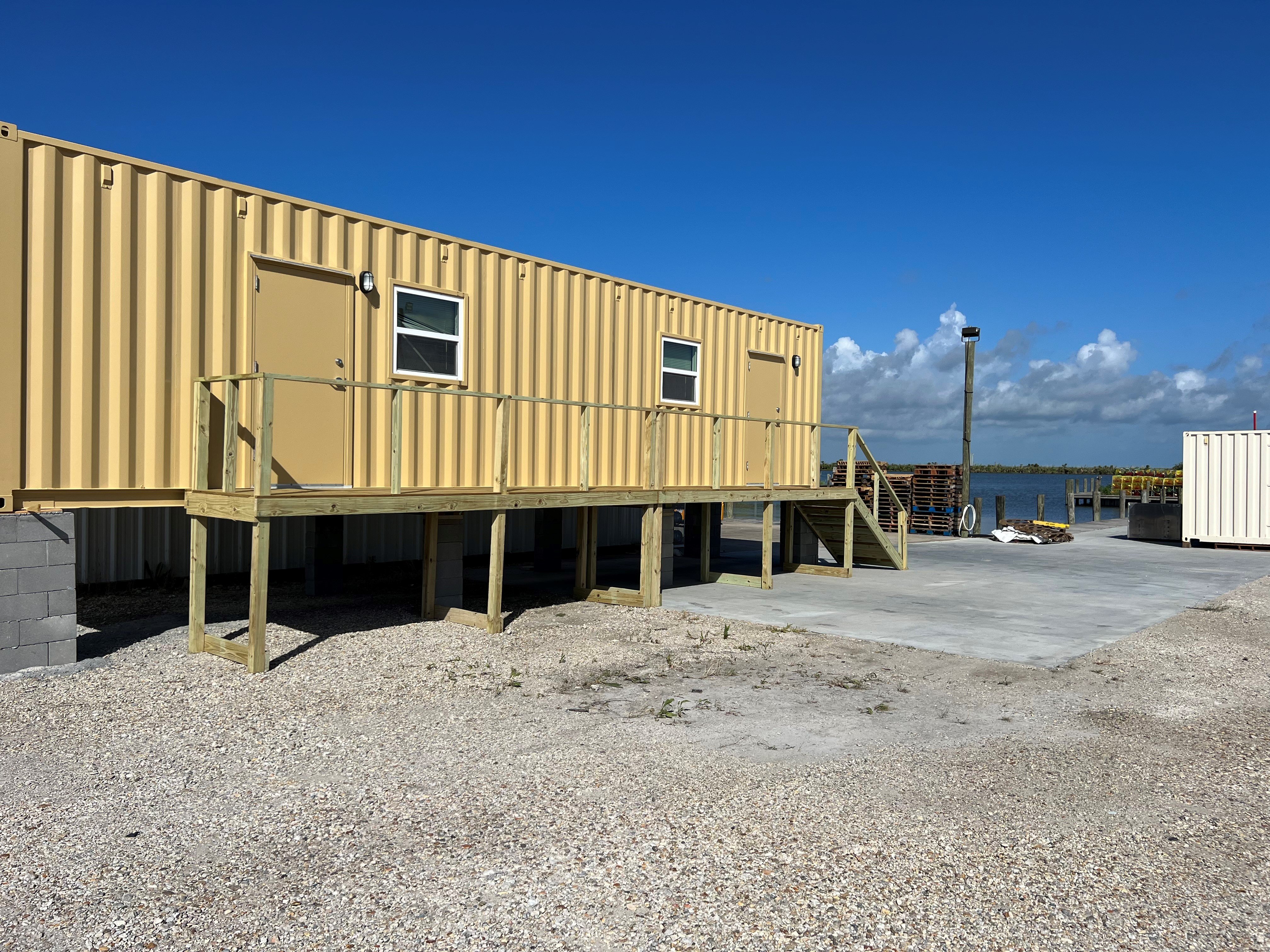 Remwood Container on site