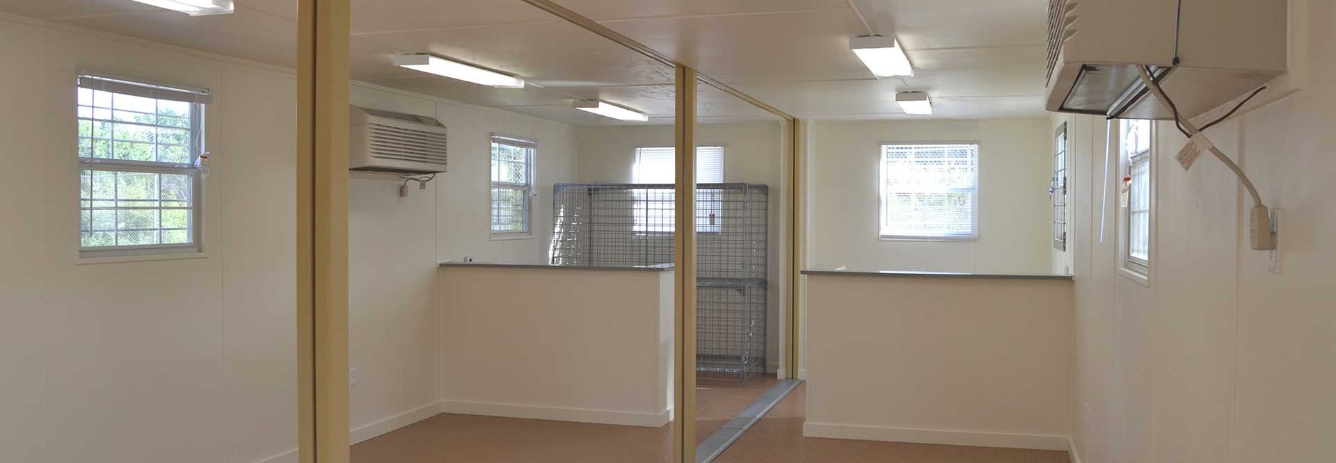 640 sq ft Double-Wide Shipping Container Office for U.S. Air Force