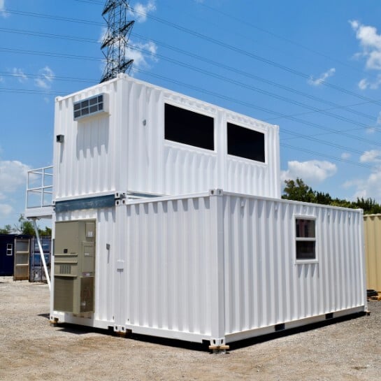 stacked containers