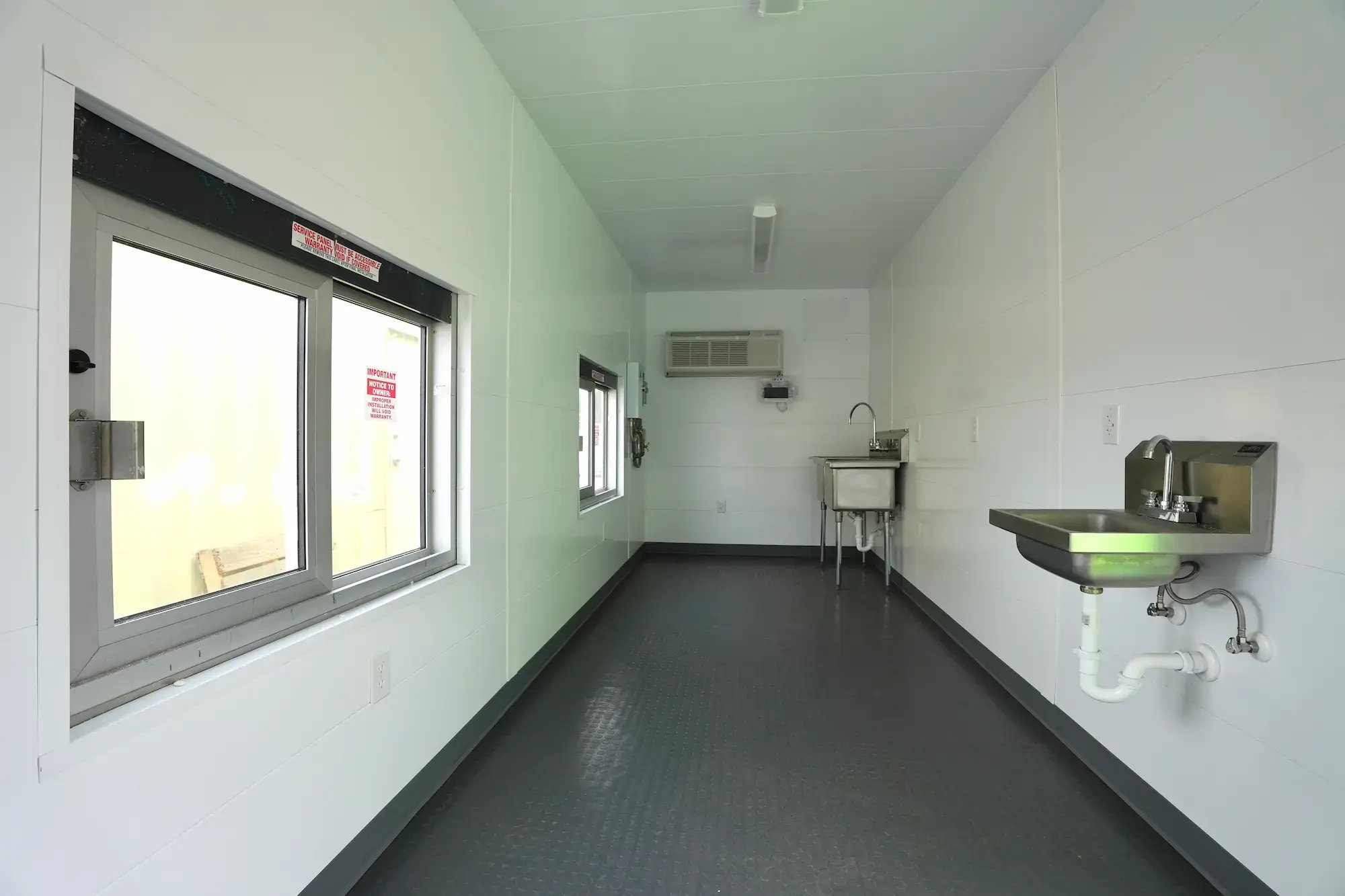 20ft Concession Stand Interior