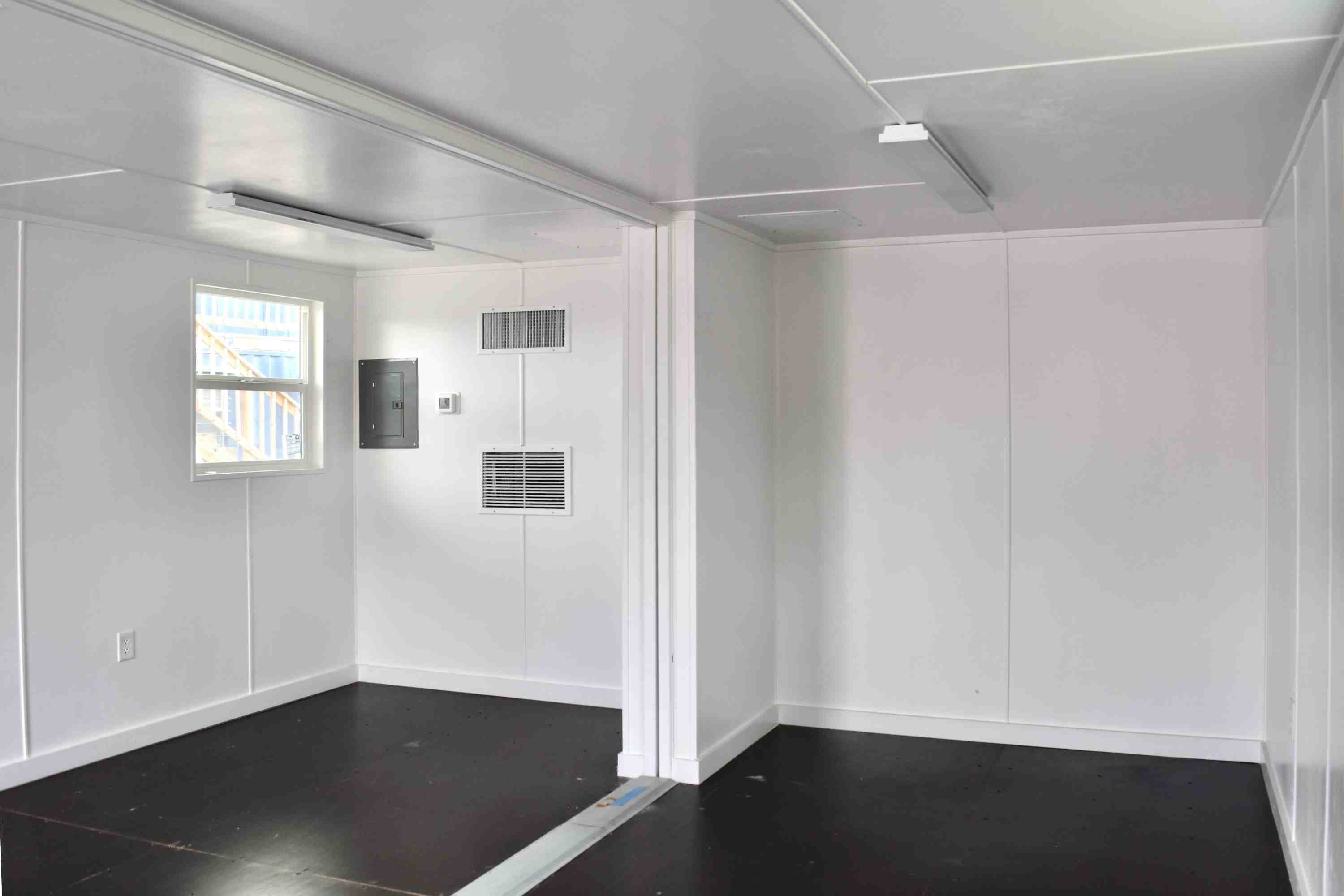 20ft double container structure interior photo