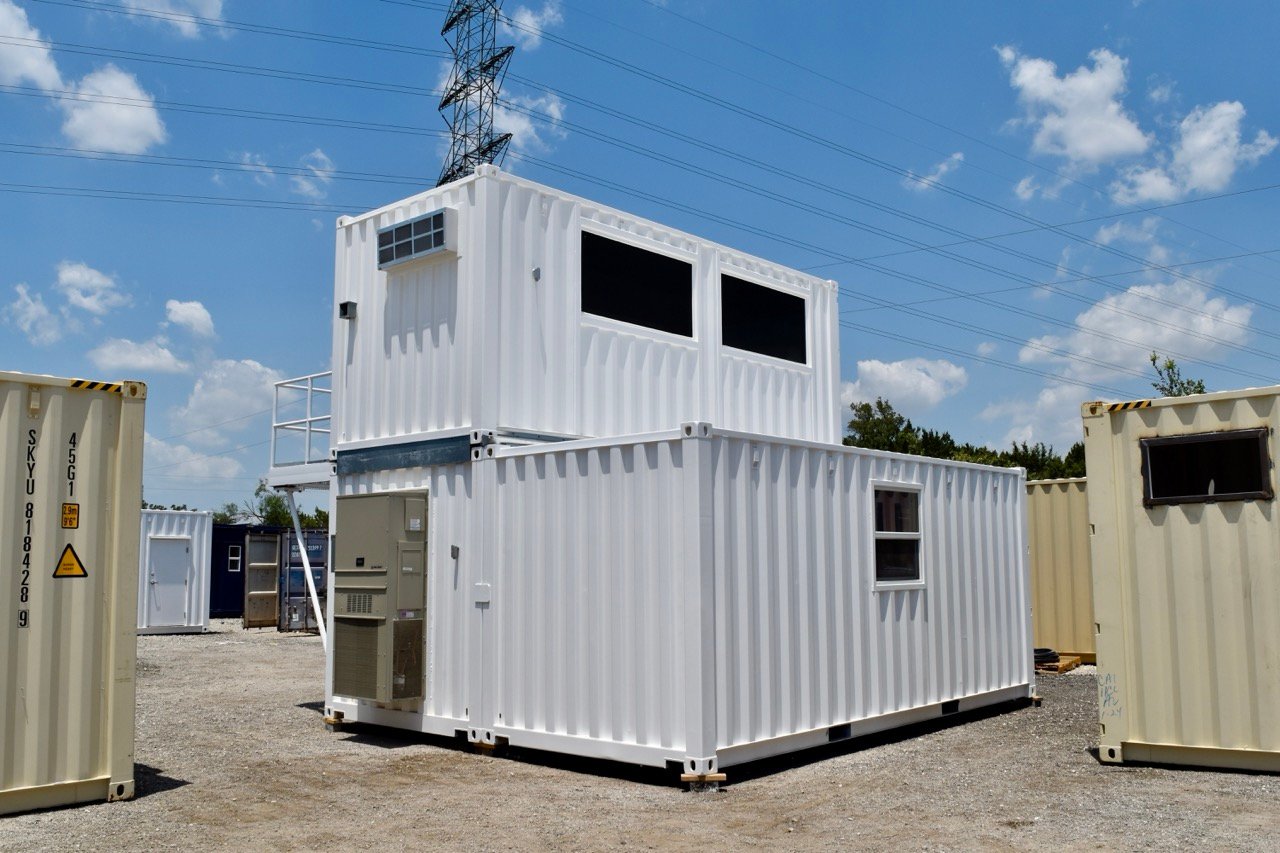 Multi container observation workspace exterior