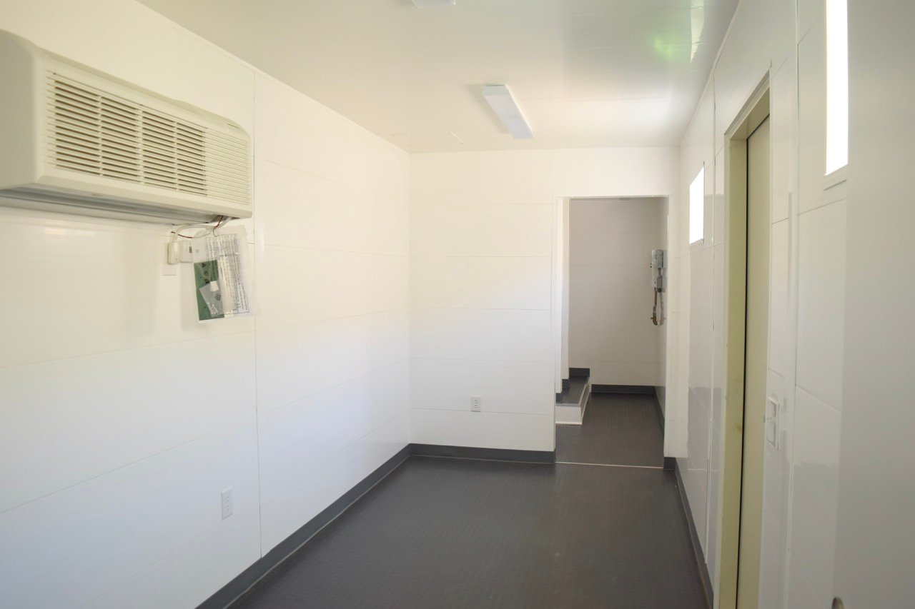 locker room interior entrance