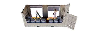 20ft Overhead Door Storage Container FS-P-20OH-ST 20ft Overhead Door Storage Container FS-P-20OH-ST
