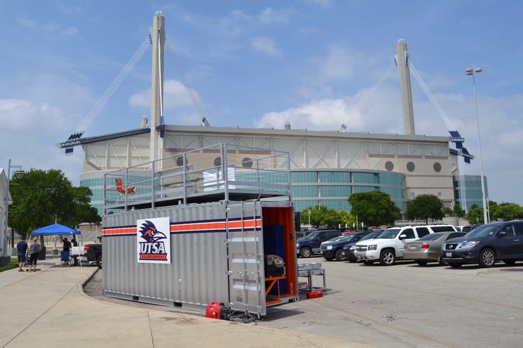 UTSA Tailgate Container Open