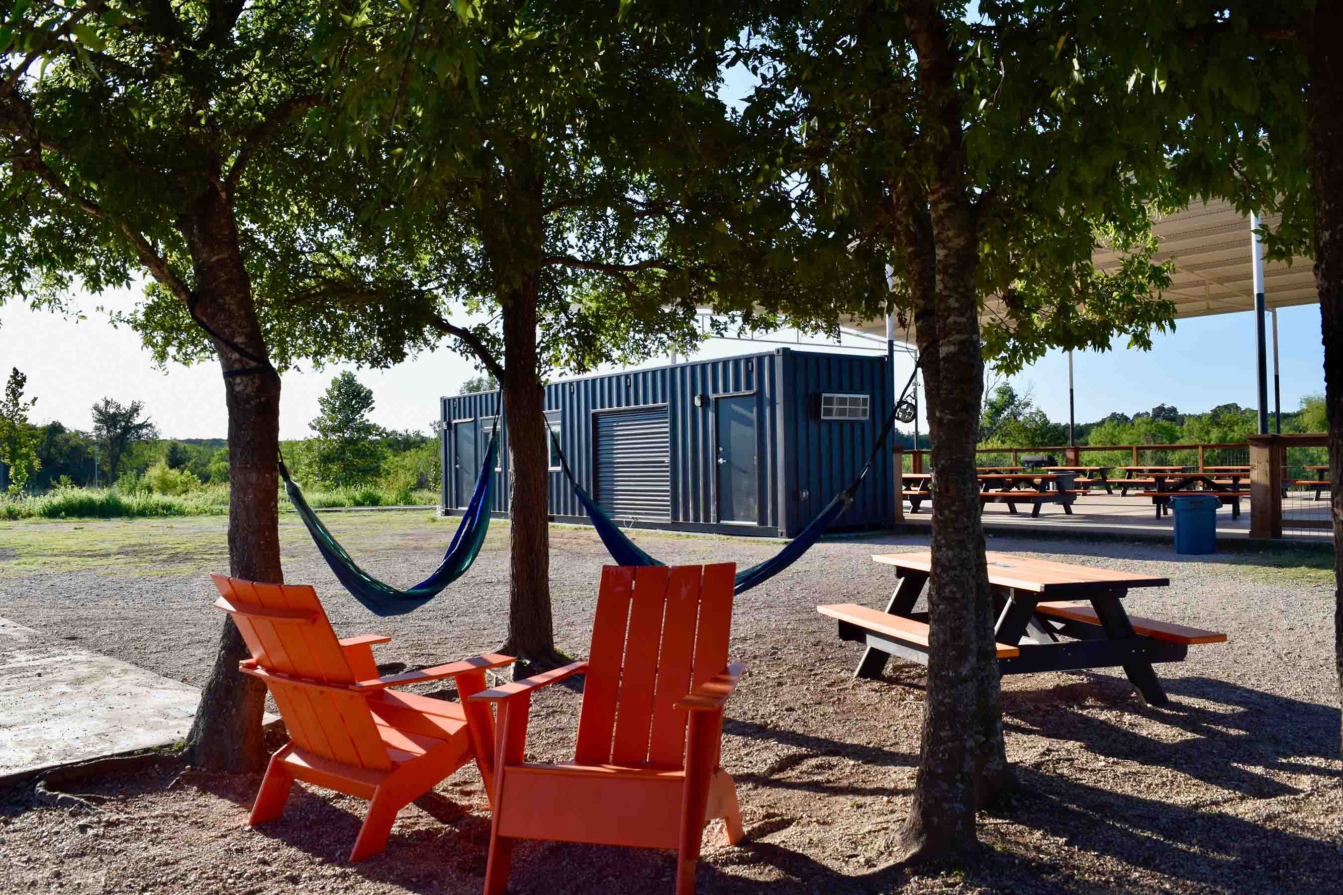 youth camp with modified container