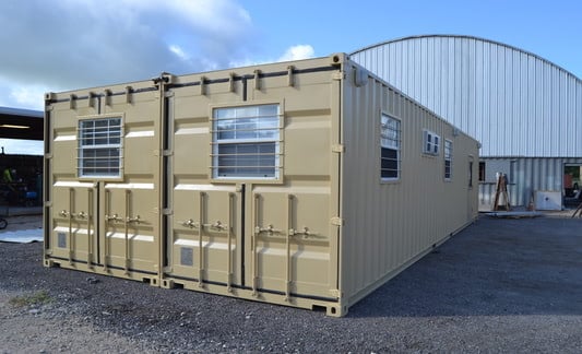Portable Double-Wide Container Office