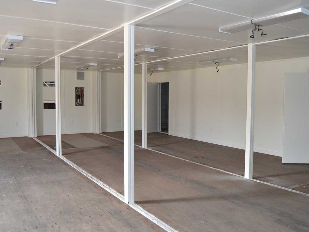 multi container building interior