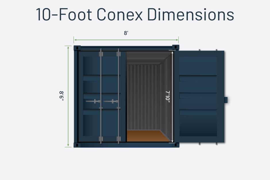 10-Foot Shipping Container Dimensions and Uses