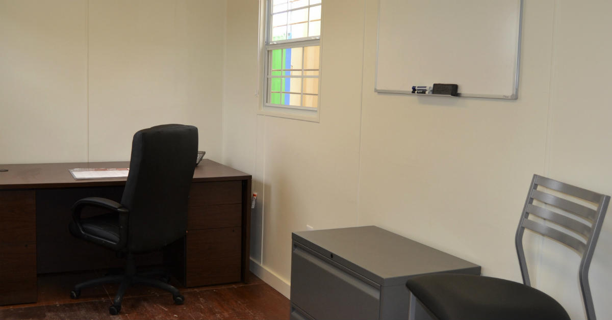 20-Foot Open Office Interior