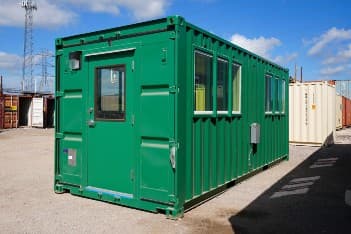 Black Shipping Container