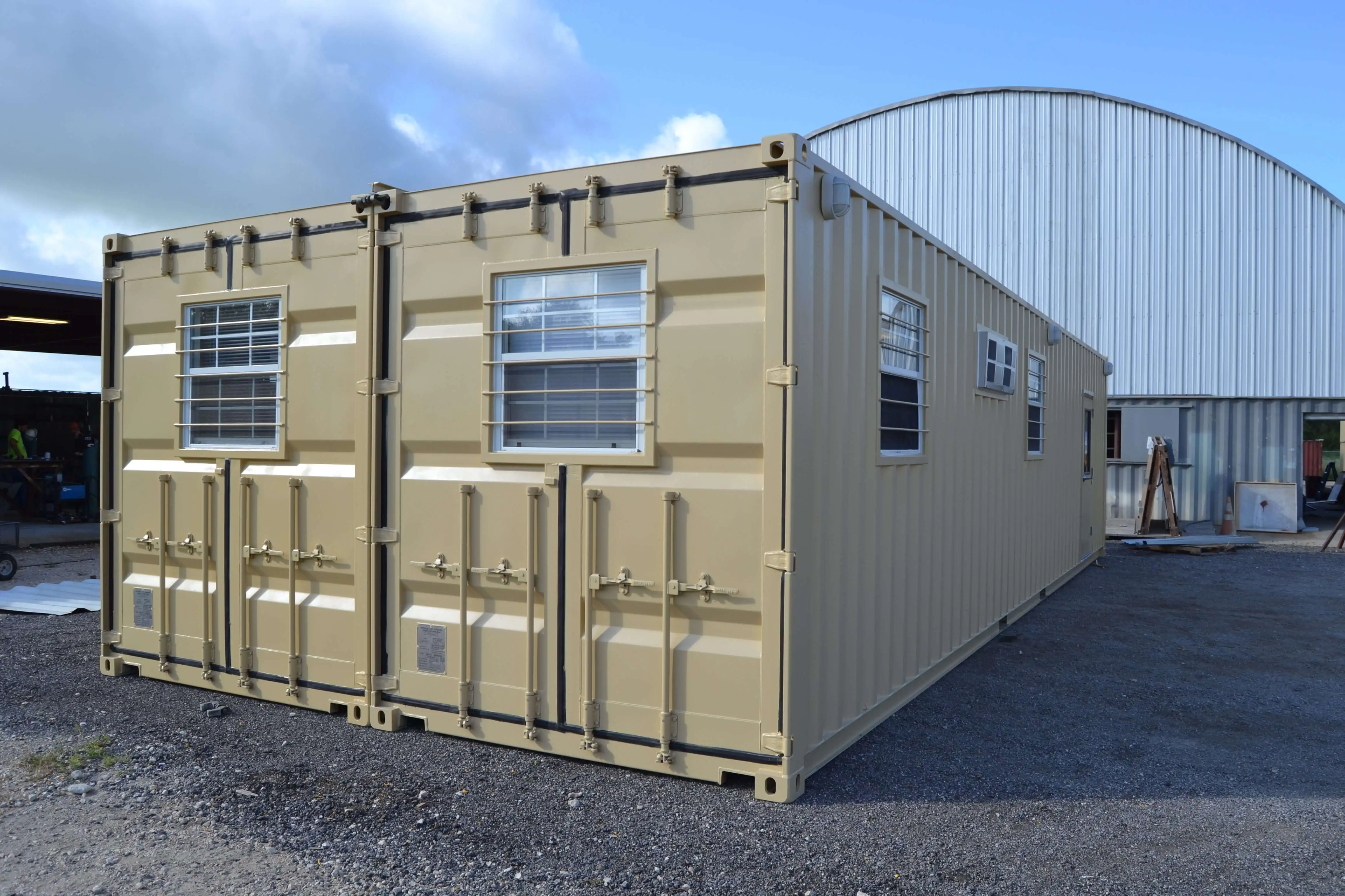Melrose-Air-Force-Shipping-Container-Check-in-Facility