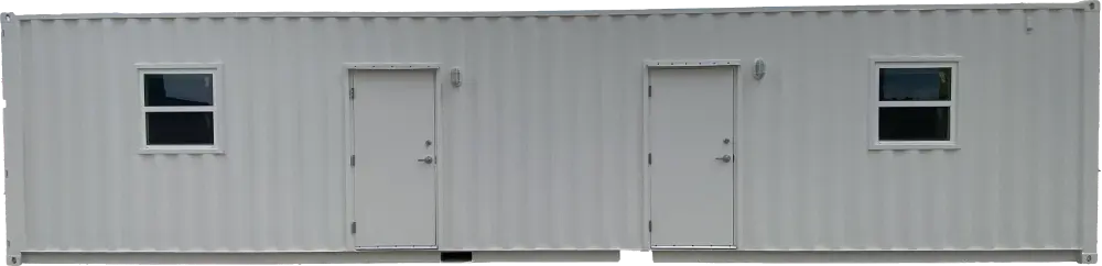 40-Foot Dual Office with Half-Bathroom Exterior Straight On