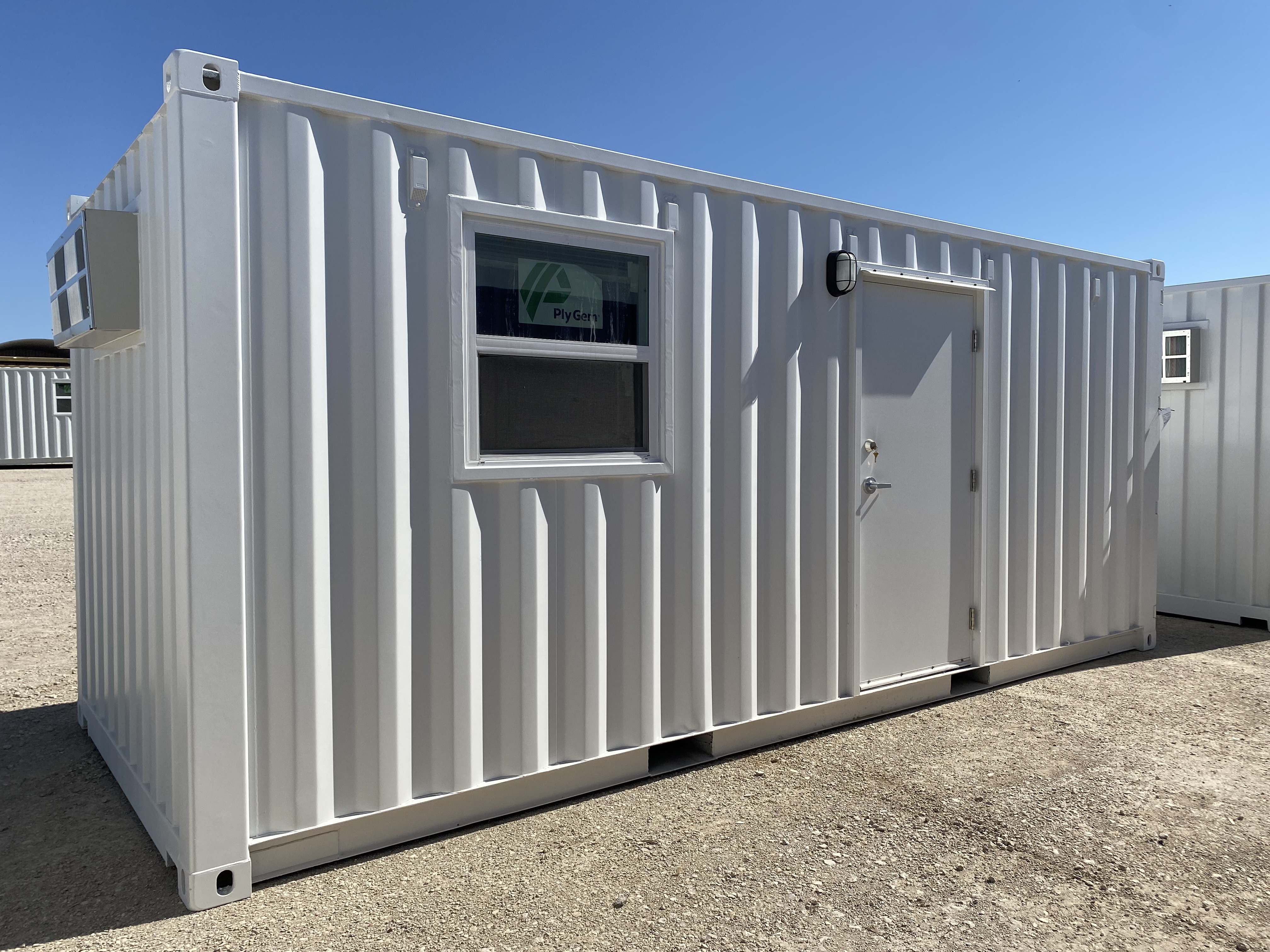 20-Foot Office with Half-Bathroom Exterior