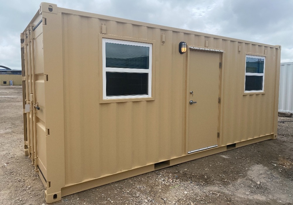 20-Foot Open Office Exterior