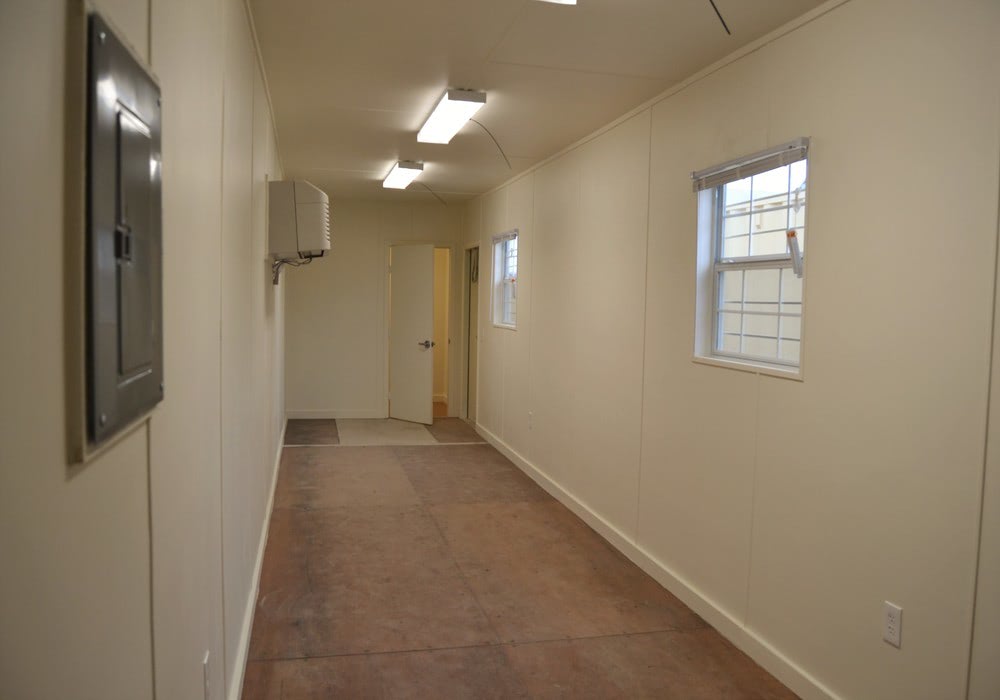 40-Foot Office with Half-Bathroom Interior